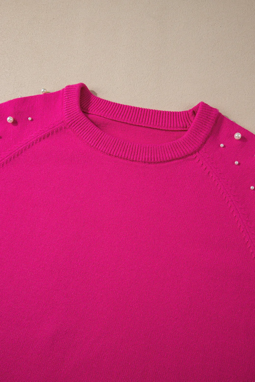 Raglan Sleeve Plus Size Sweater