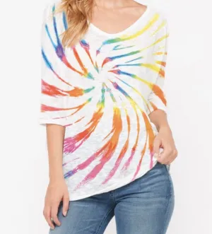 Ramona Tie Dye Knit Blouse