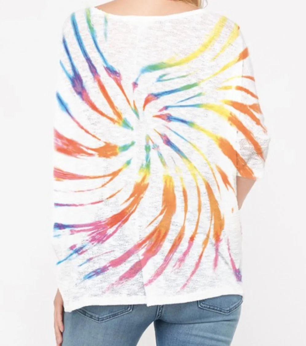 Ramona Tie Dye Knit Blouse