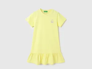 Regular Fit Round Neck Solid Dresses