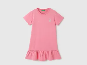 Regular Fit Round Neck Solid Dresses