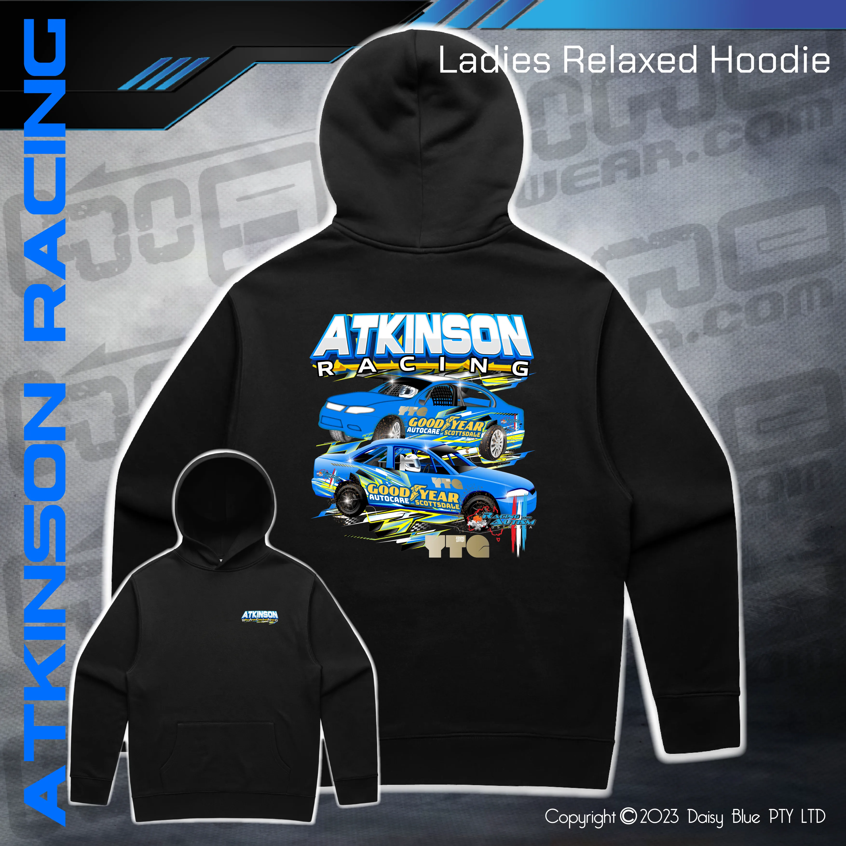 Relaxed Hoodie -   Atkinson Racing