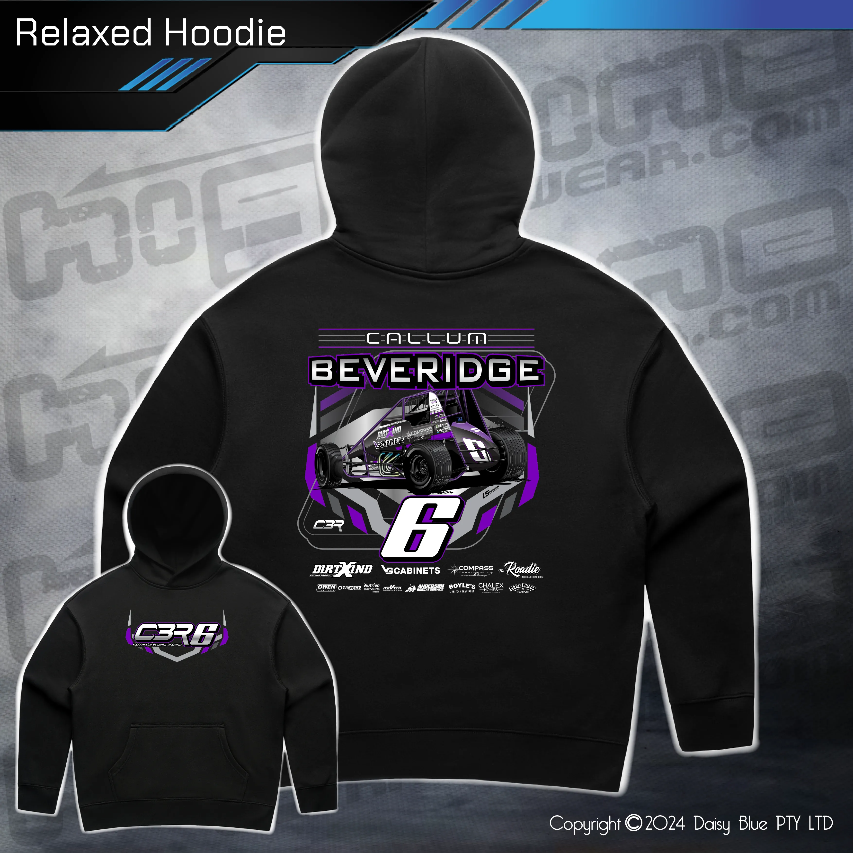 Relaxed Hoodie - Cal Beveridge