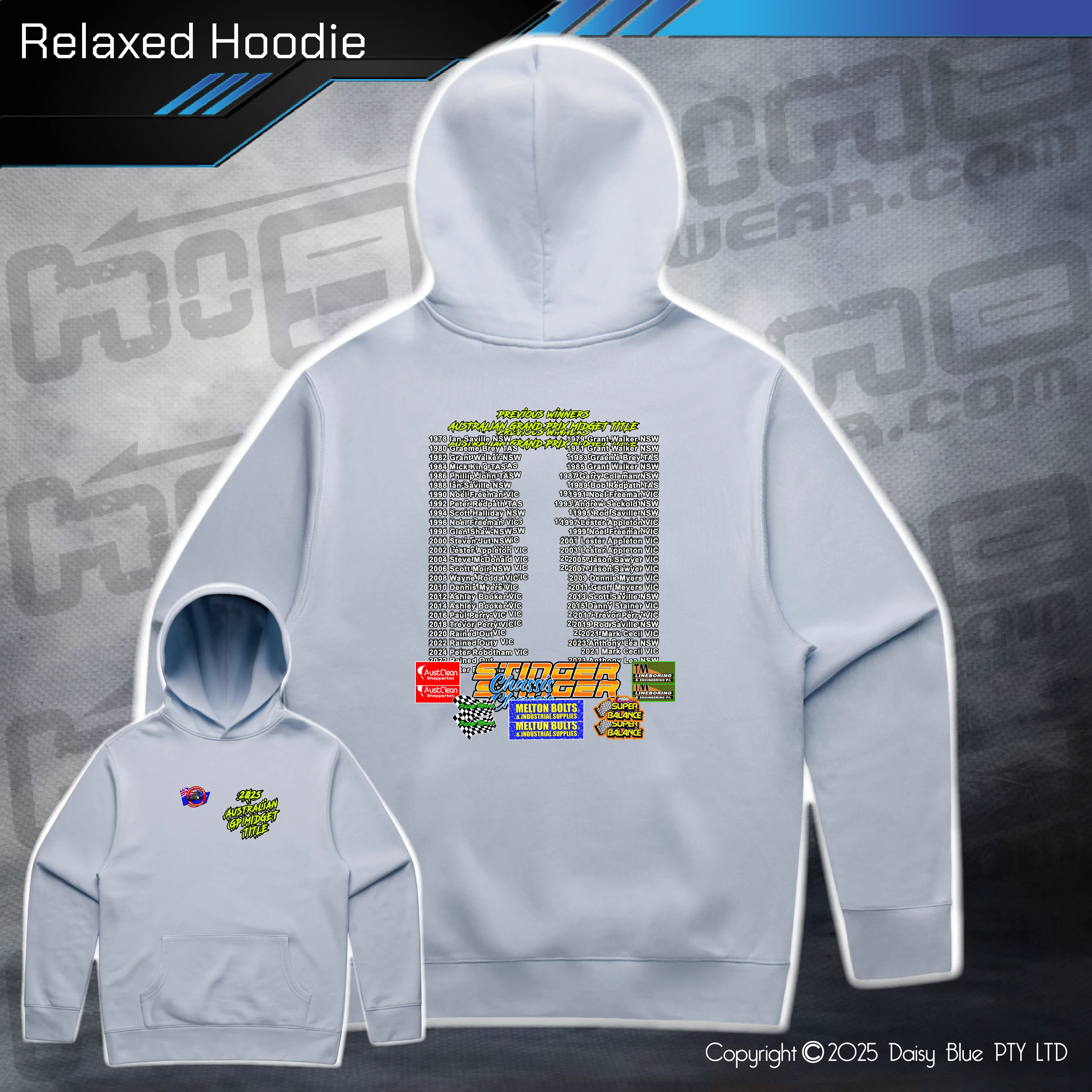 Relaxed Hoodie - GP Midget Australian Title 2025