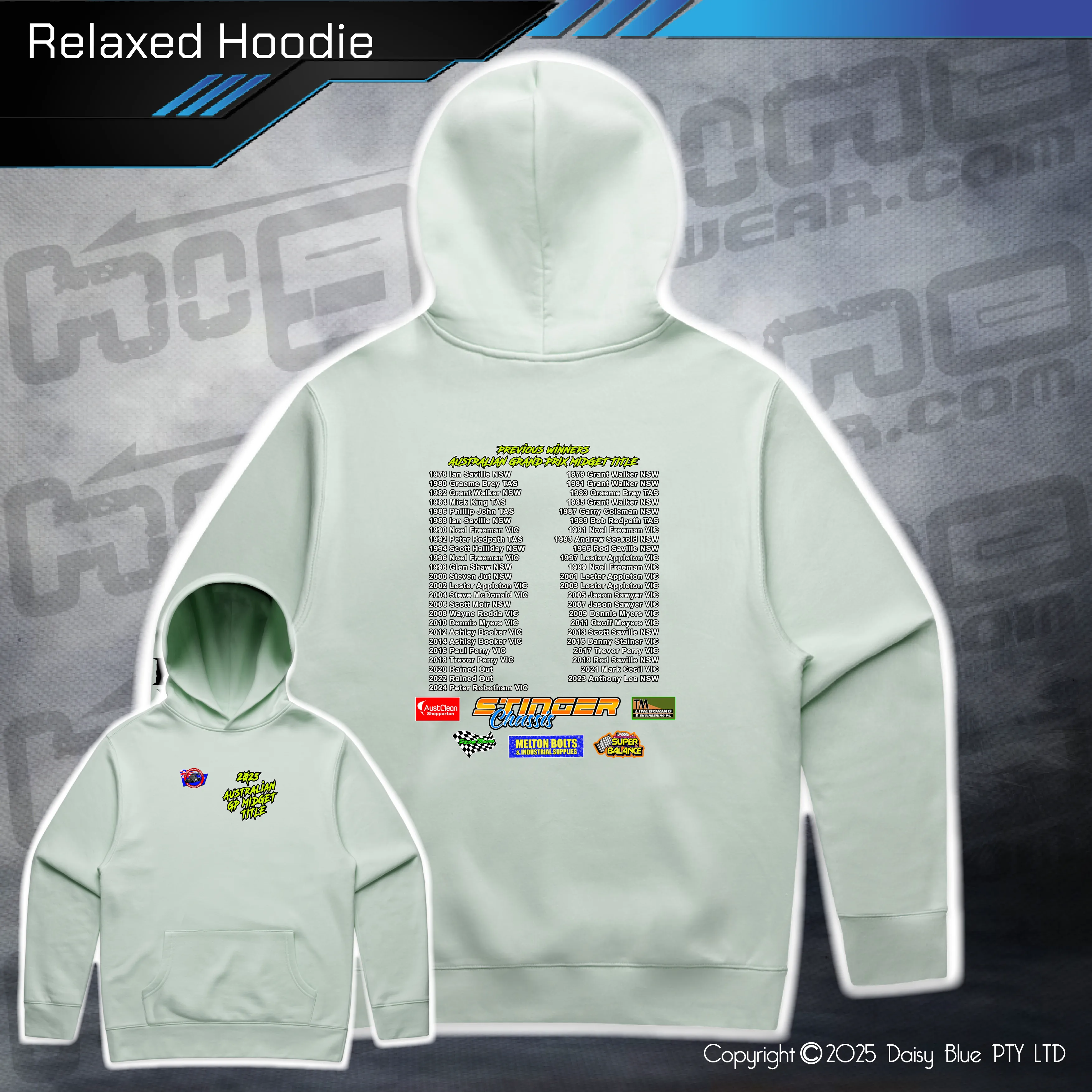 Relaxed Hoodie - GP Midget Australian Title 2025