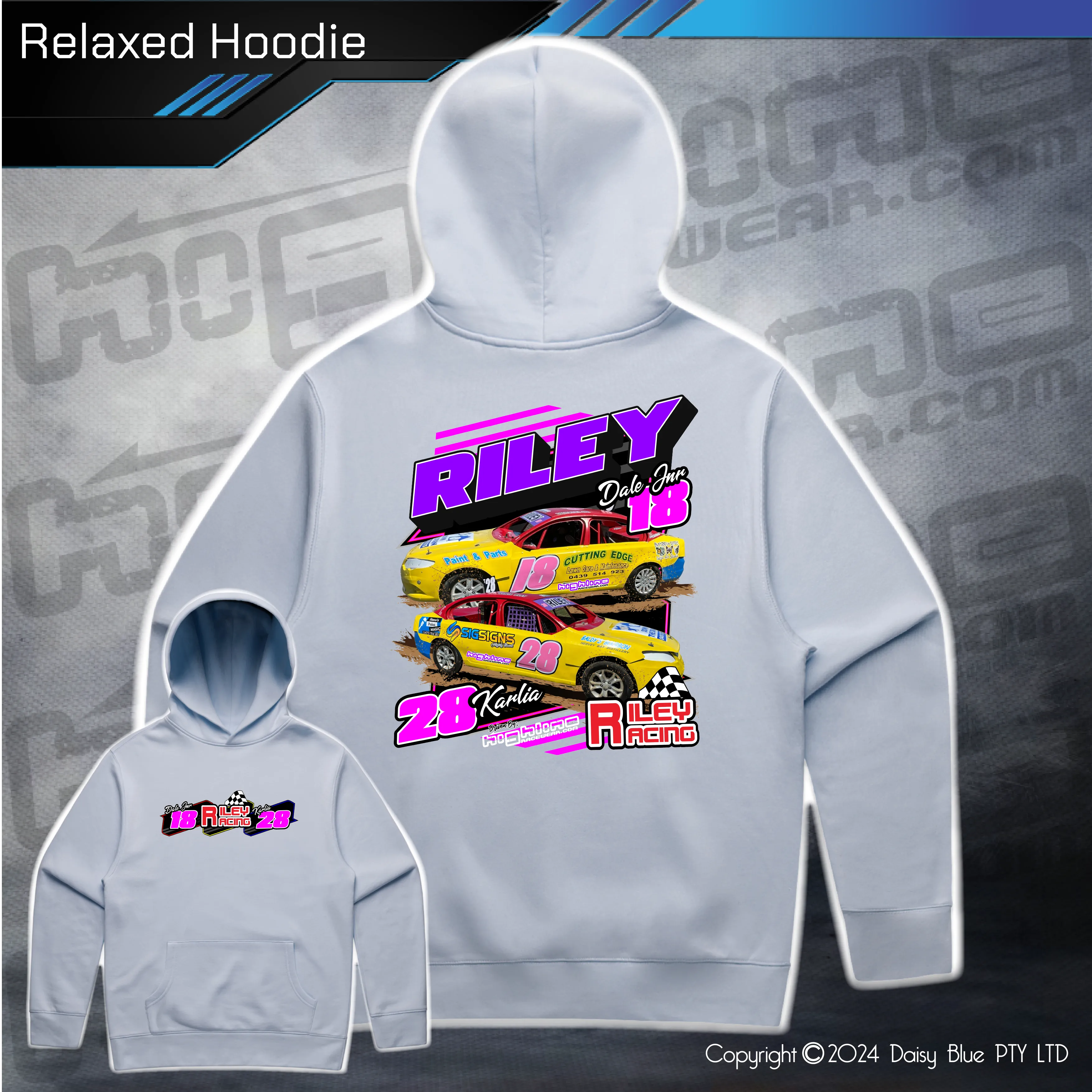 Relaxed Hoodie - Riley Racing
