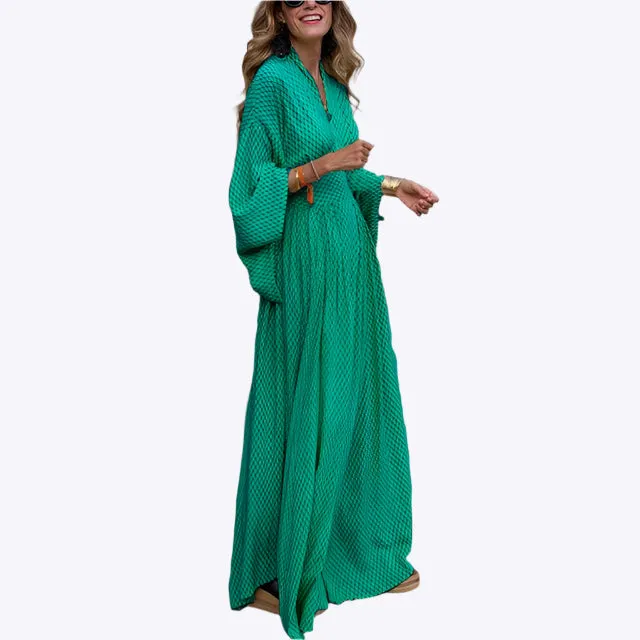 Rialta - Printed Elegance Woman's Maxi Dress