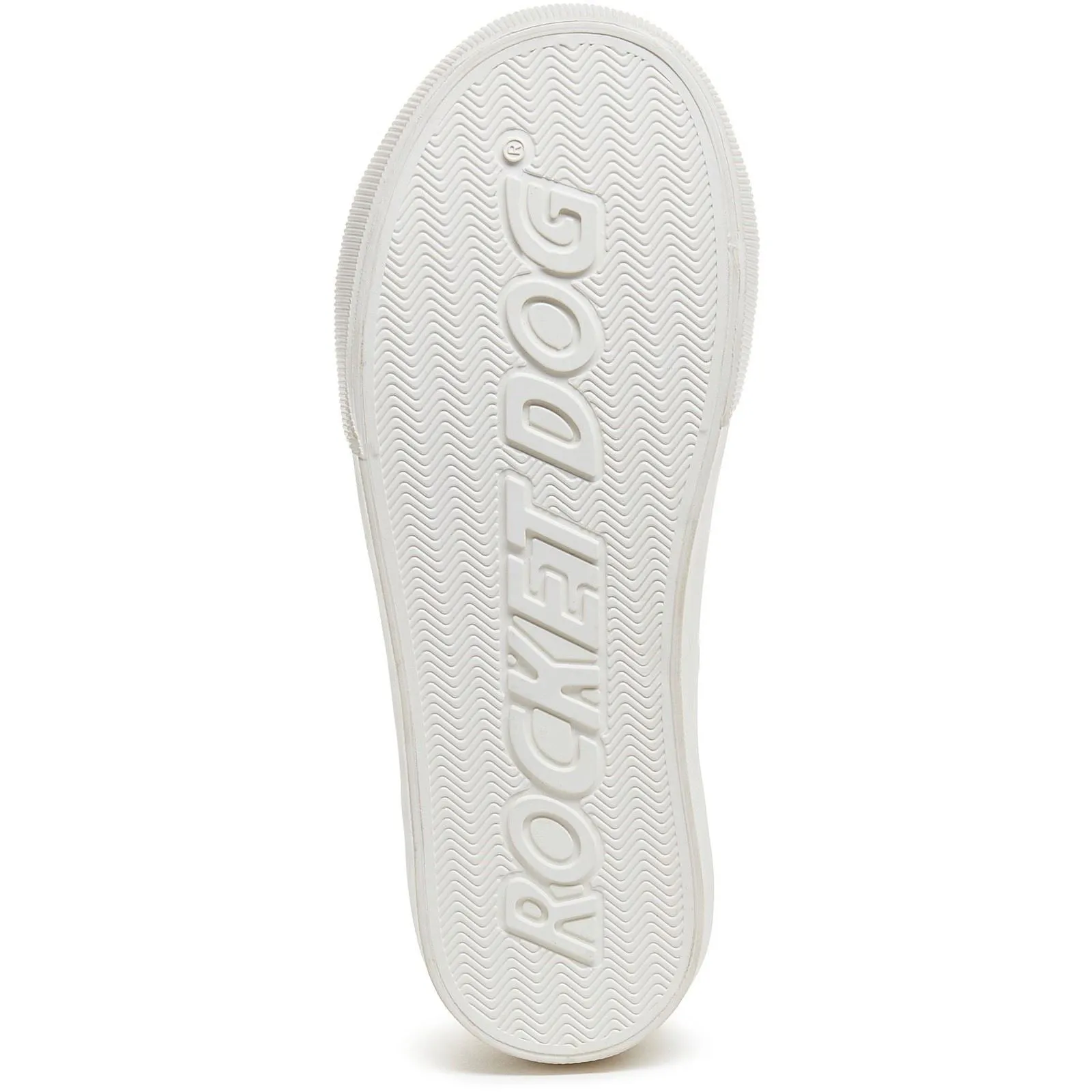 Rocket Dog Jazzin Plus Eighties 12A Cotton Women's White Trainers