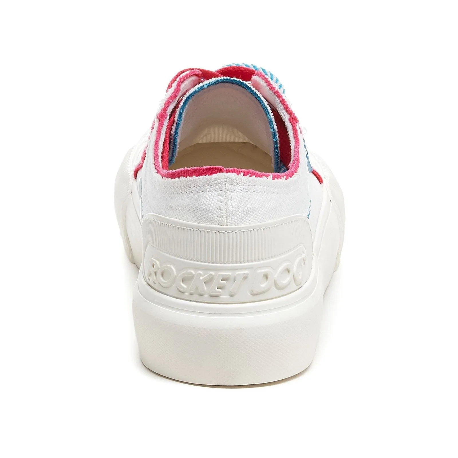 Rocket Dog Jazzin Plus Eighties 12A Cotton Women's White Trainers