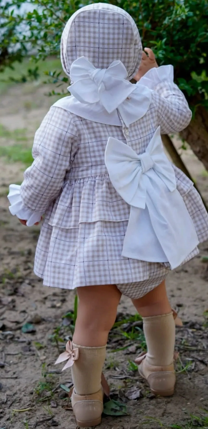 Rosa Dress Bonnet & Knicker Set