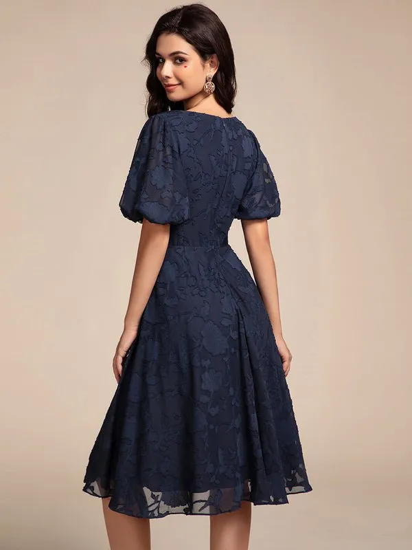 Roycebridal Jamine Mother of the bride/groom shorter navy dress