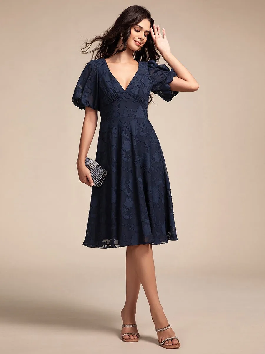 Roycebridal Jamine Mother of the bride/groom shorter navy dress