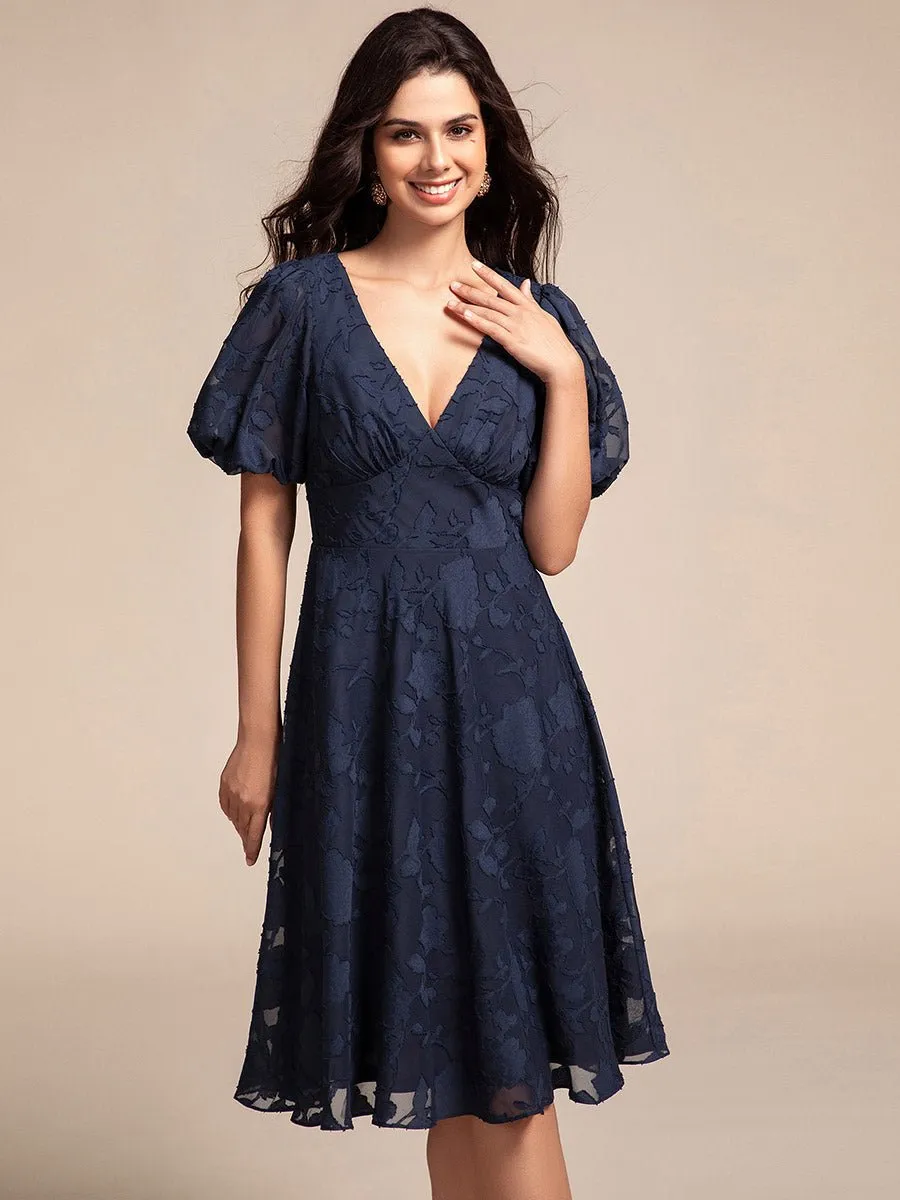 Roycebridal Jamine Mother of the bride/groom shorter navy dress