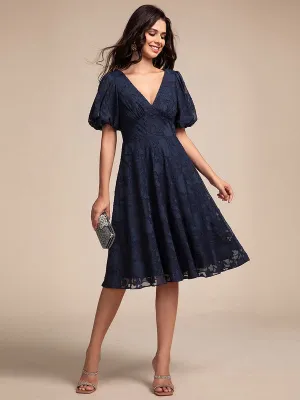 Roycebridal Jamine Mother of the bride/groom shorter navy dress