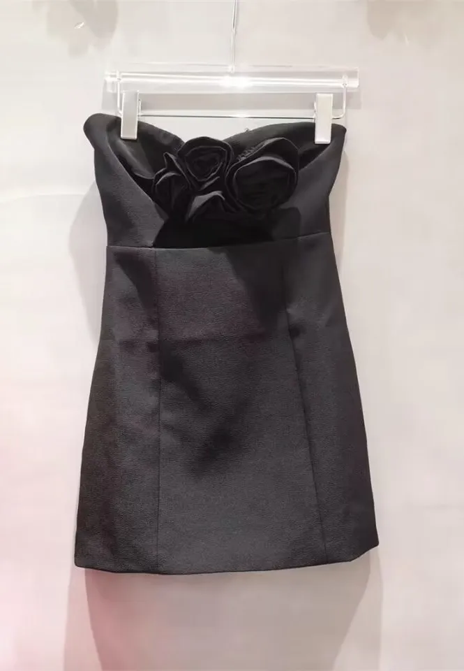 Sahar - Strapless mini dress with cutouts