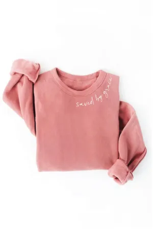 Saved By Grace Graphic Sweatshirt