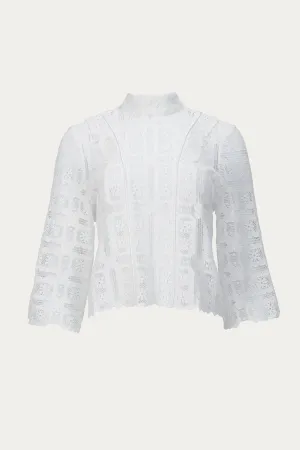 SCALLOPED CROCHET TOP