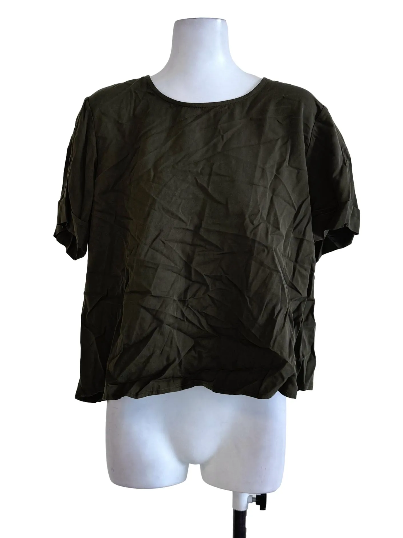 Seaweed Green Plain Top