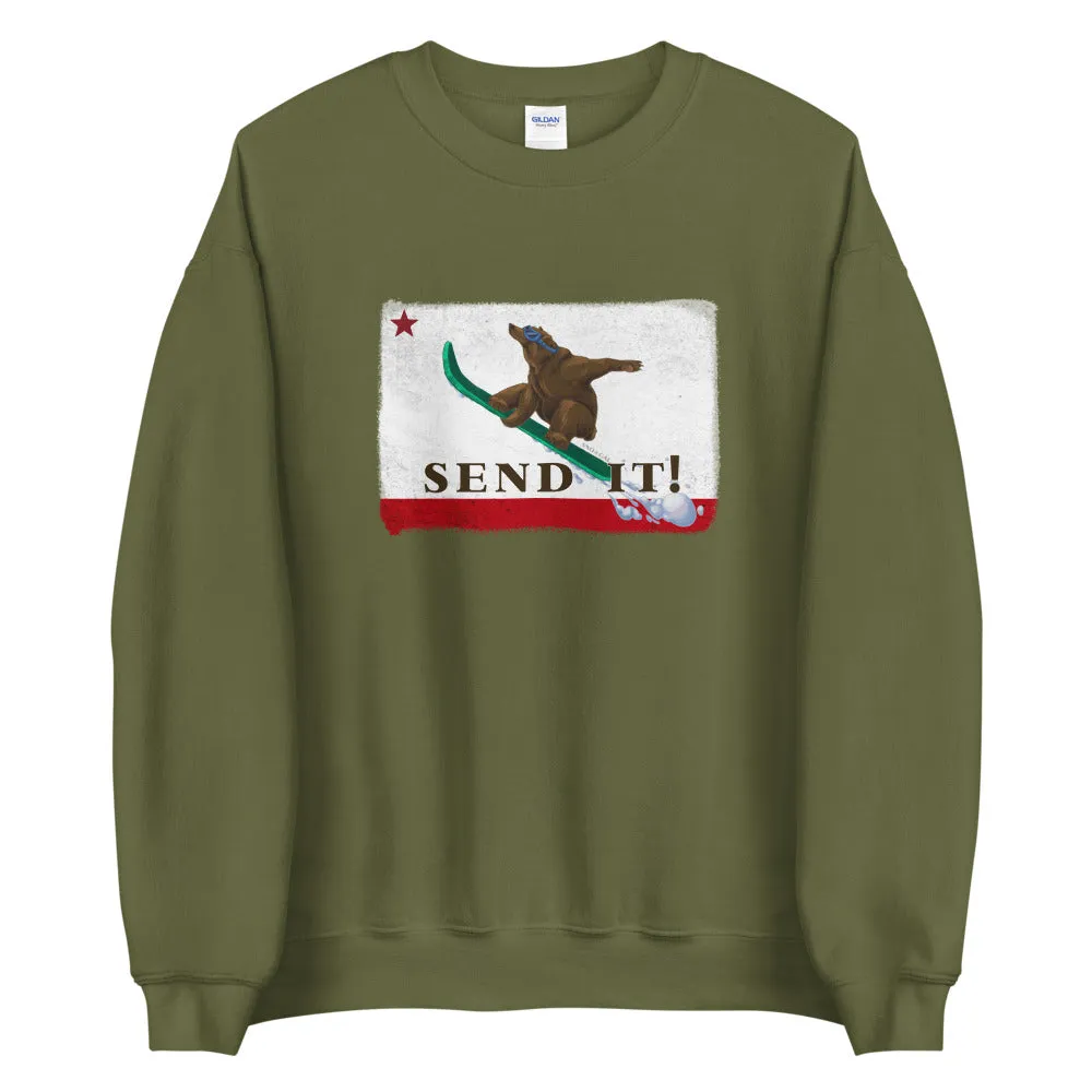 Send It CA Flag Sweatshirt