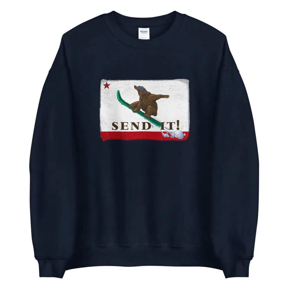 Send It CA Flag Sweatshirt