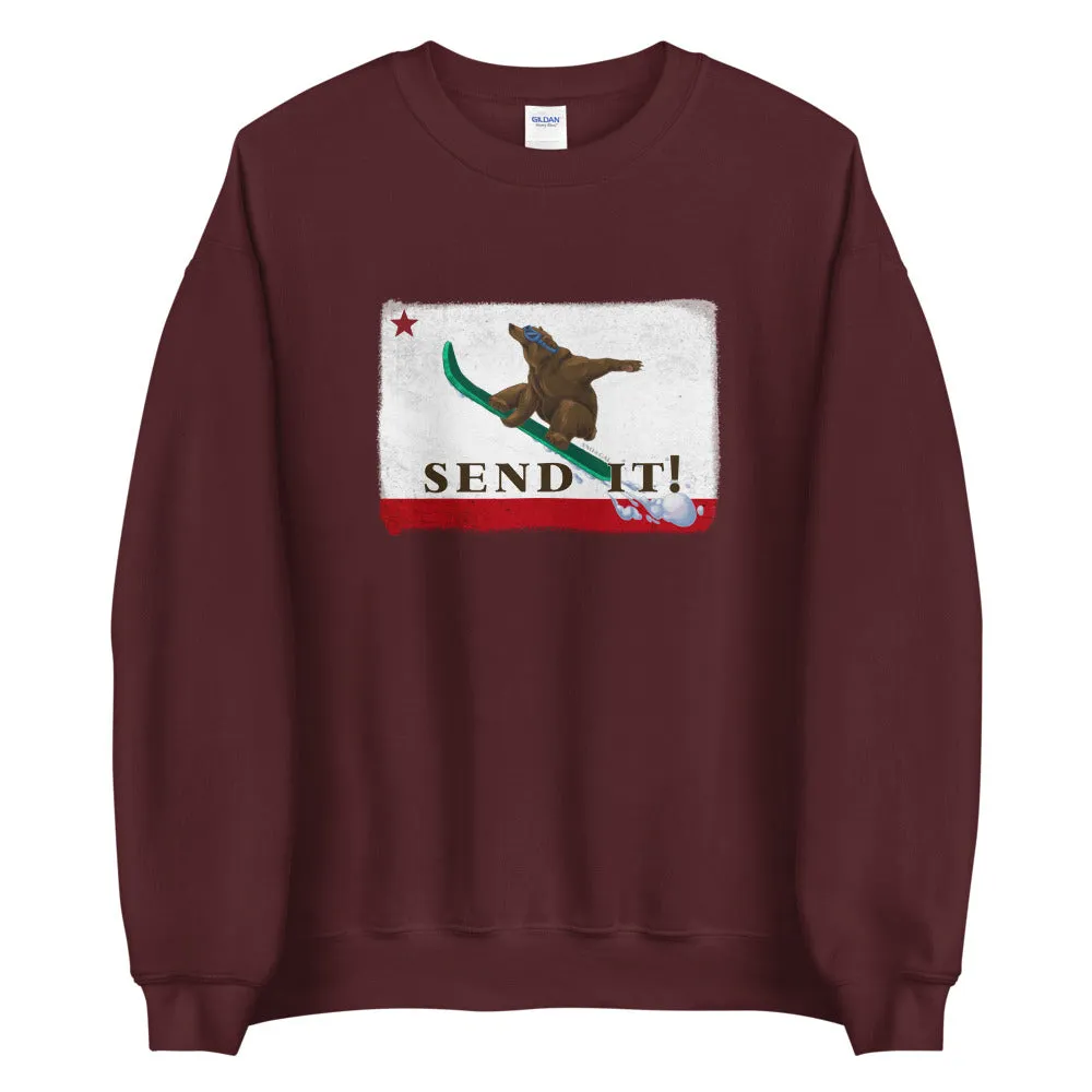 Send It CA Flag Sweatshirt