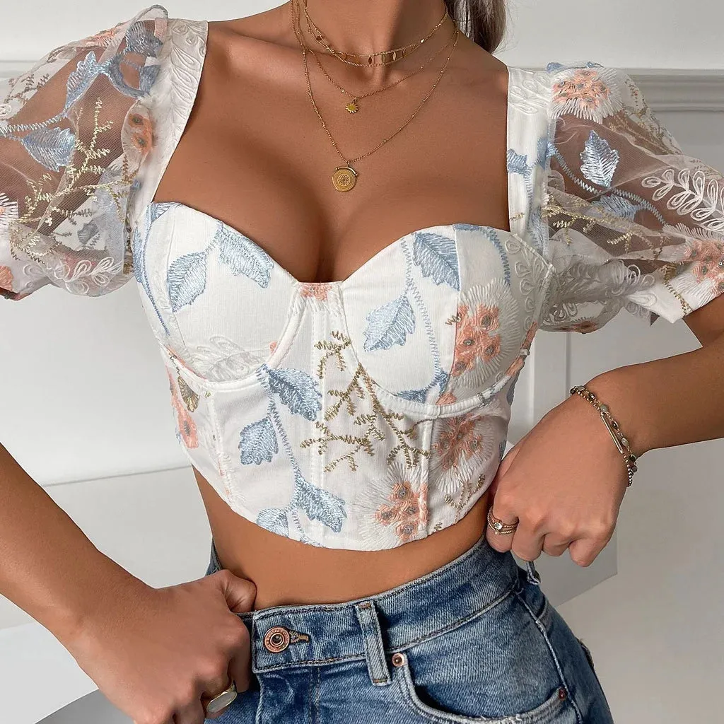 Sexy Crop Top Corset