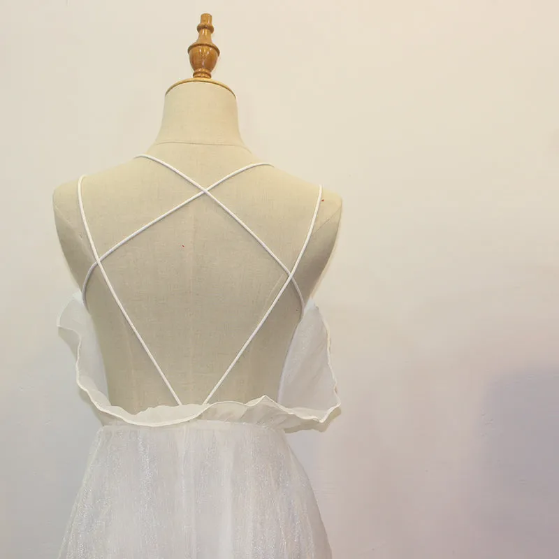 Sexy suspender dress KF82034