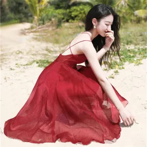 Sexy suspender dress KF82034