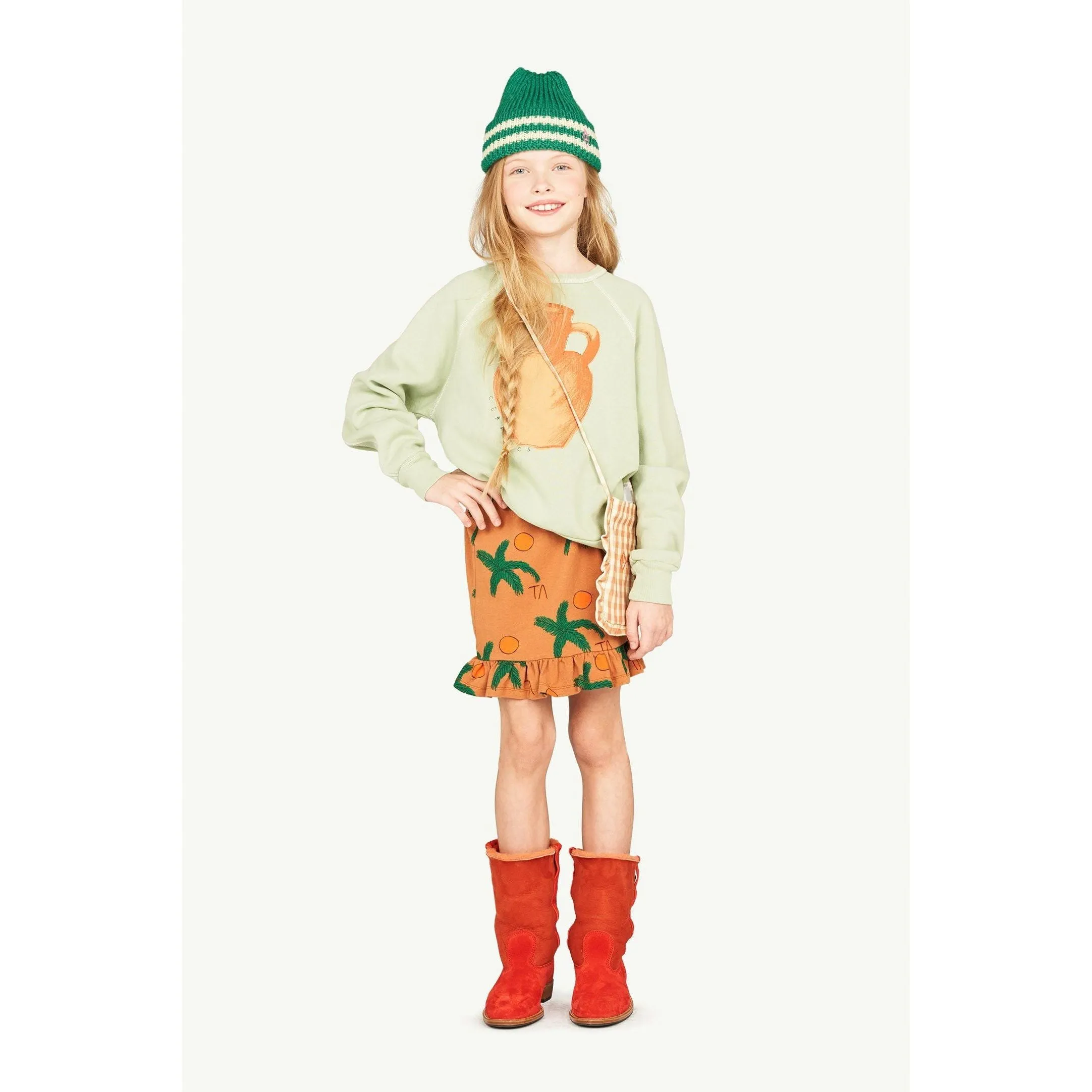 Shark Sweatshirt Soft Green