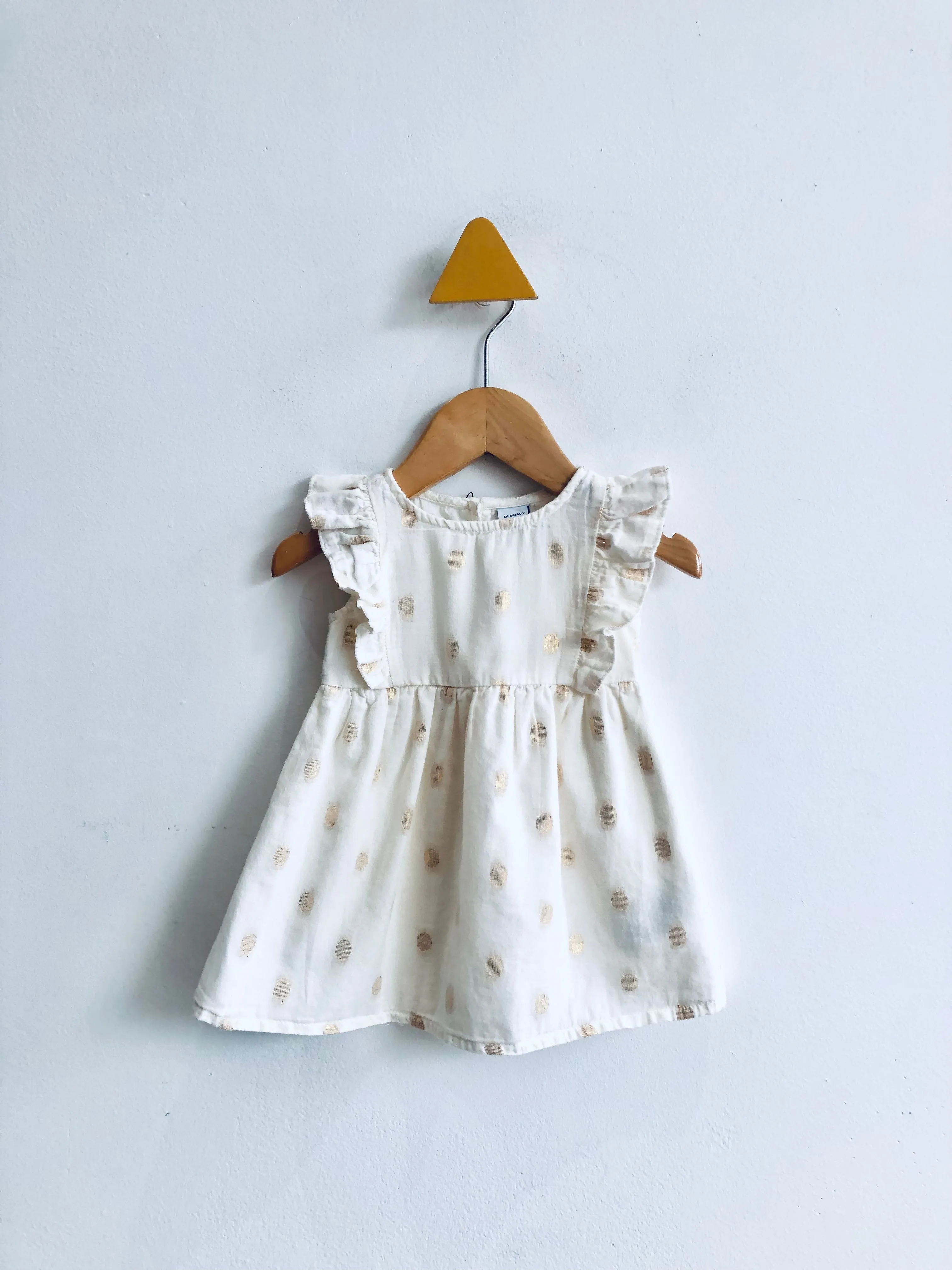 Shimmery Dot Dress // 3-6M