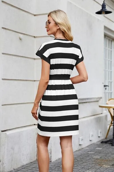 Short Sleeve Mini Tee Dress