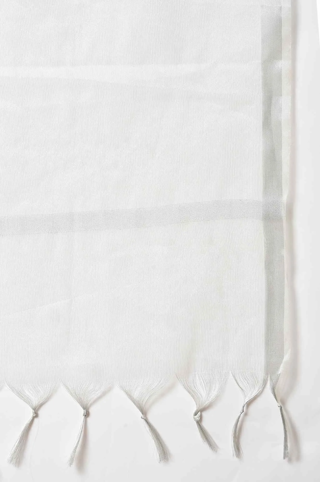 Silver Yarn-Dyed Premium Dupatta