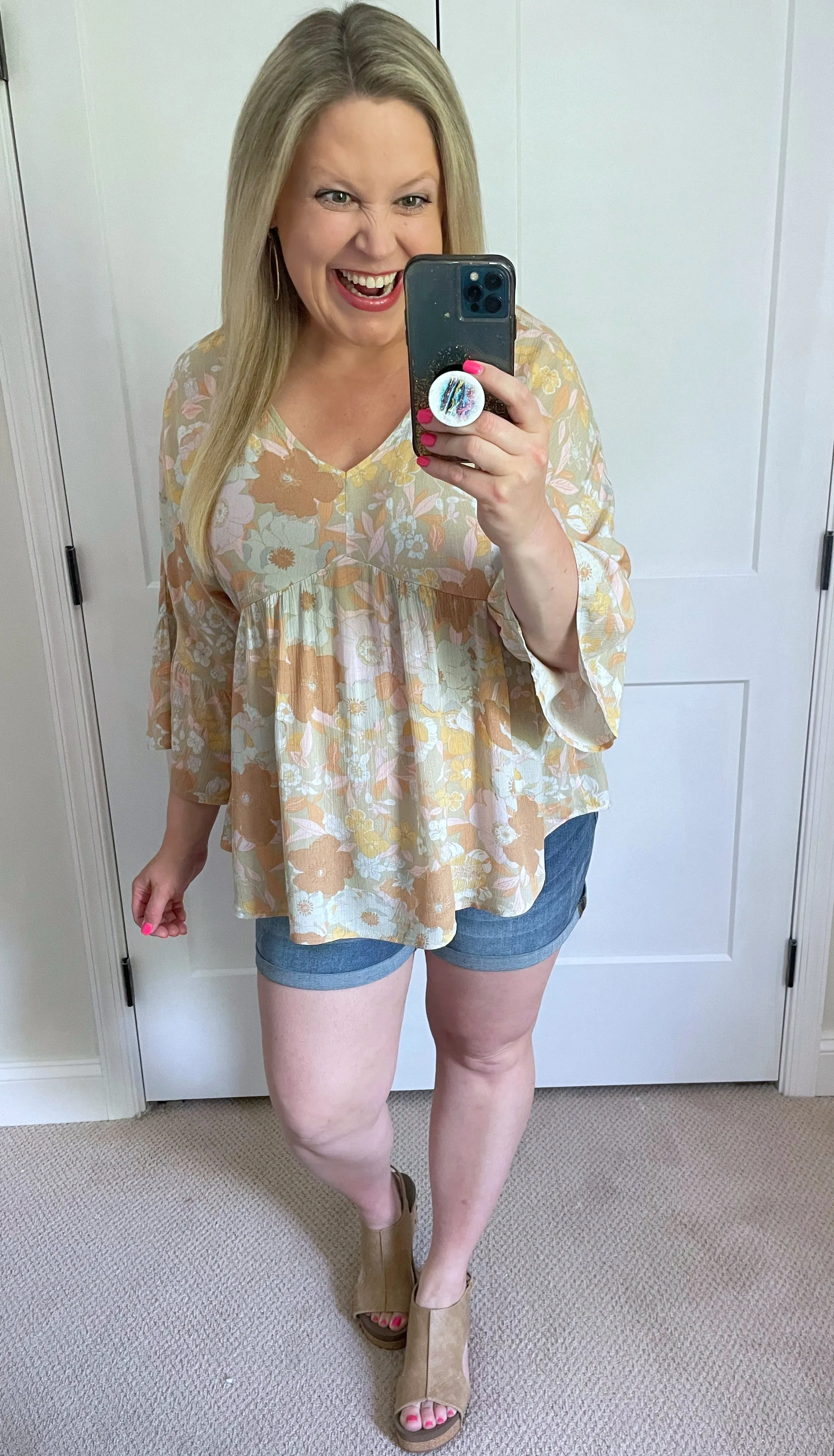 Singled Out Floral Blouse in Earth Tones