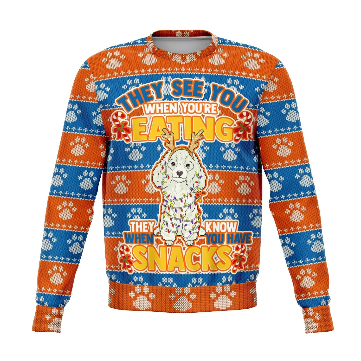 Snacks Poodle Sweatshirt