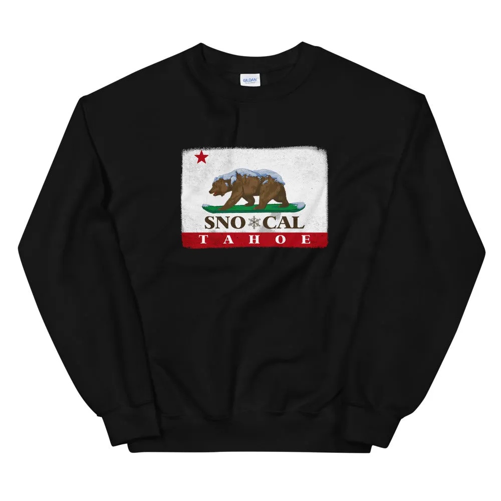 Sno*Cal California Flag Lake Tahoe Sweatshirt