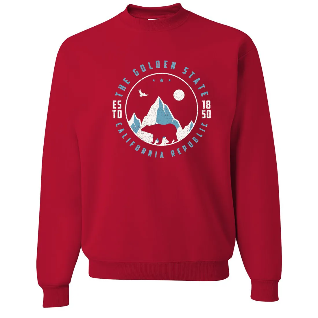 Snowy California Mountains Crewneck Sweatshirt