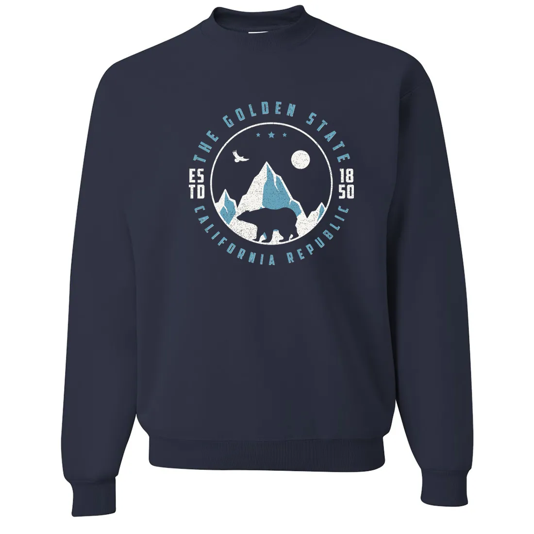 Snowy California Mountains Crewneck Sweatshirt