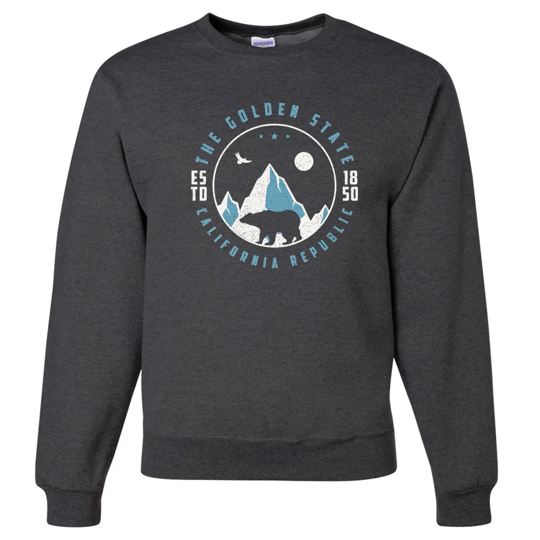 Snowy California Mountains Crewneck Sweatshirt