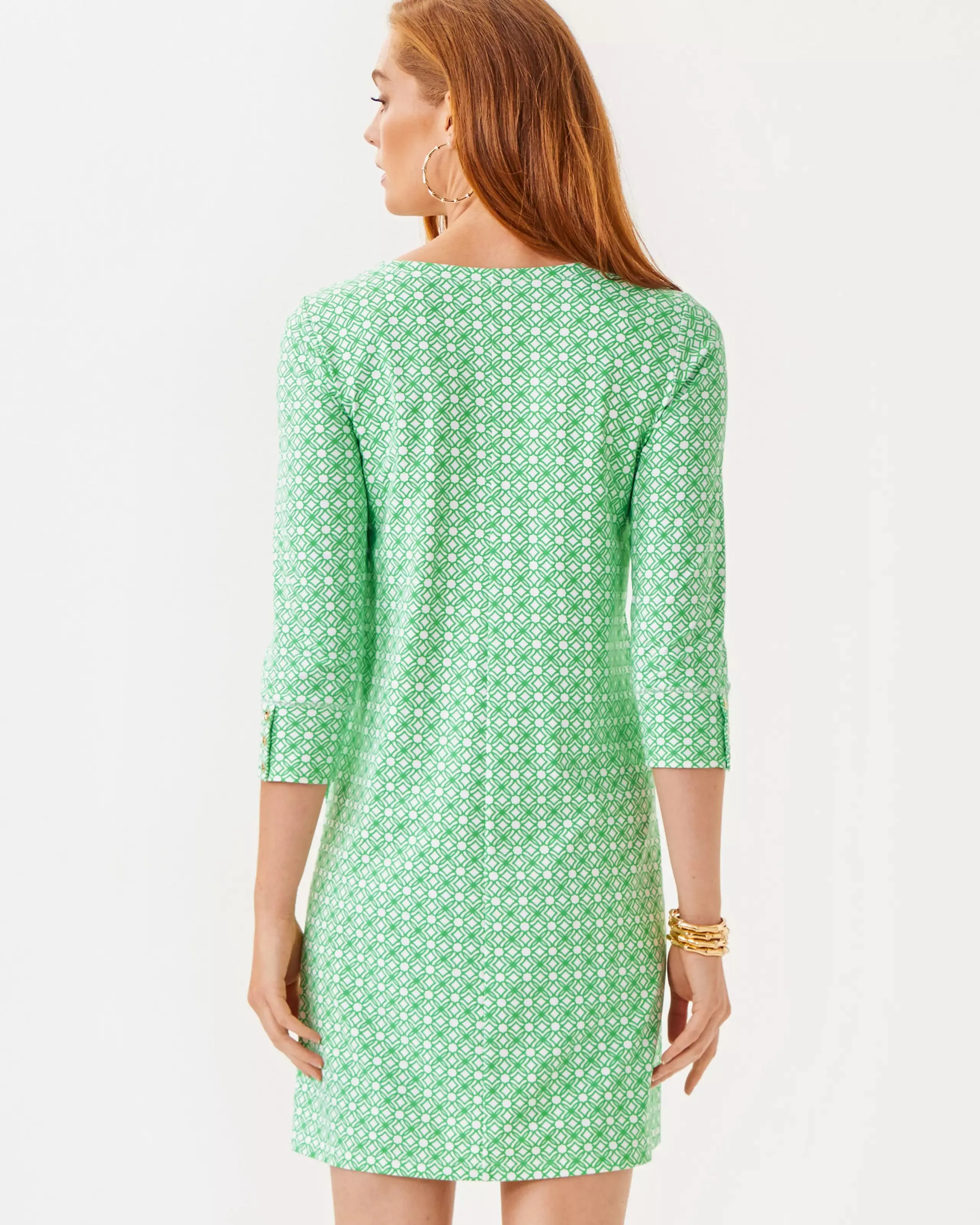 Solia Chillylilly UPF 50  Dress (Fauna Green/Resort White Butterfly)