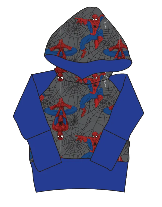 Spectacular Spidey Grow With Me Hoodie (or Crewneck)