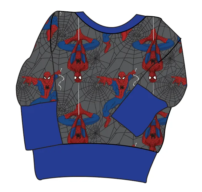 Spectacular Spidey Grow With Me Hoodie (or Crewneck)