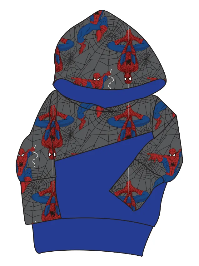 Spectacular Spidey Grow With Me Hoodie (or Crewneck)