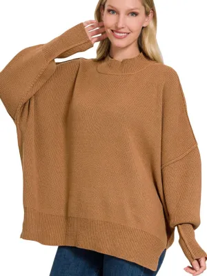Stay Cozy & Kind Sweater: Camels
