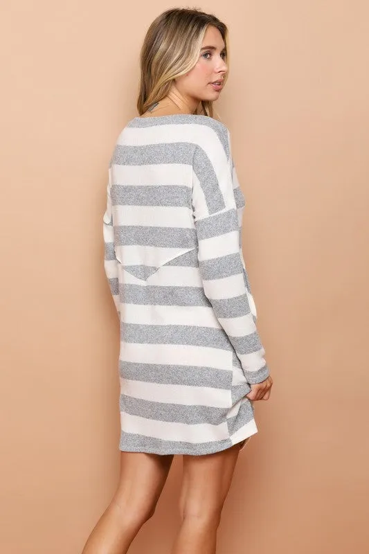 Striped Knit Dress