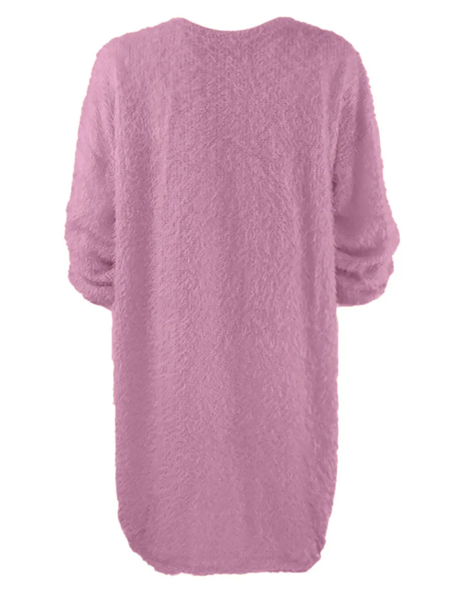 Stunncal Plush Sweater Dress(8 colors)