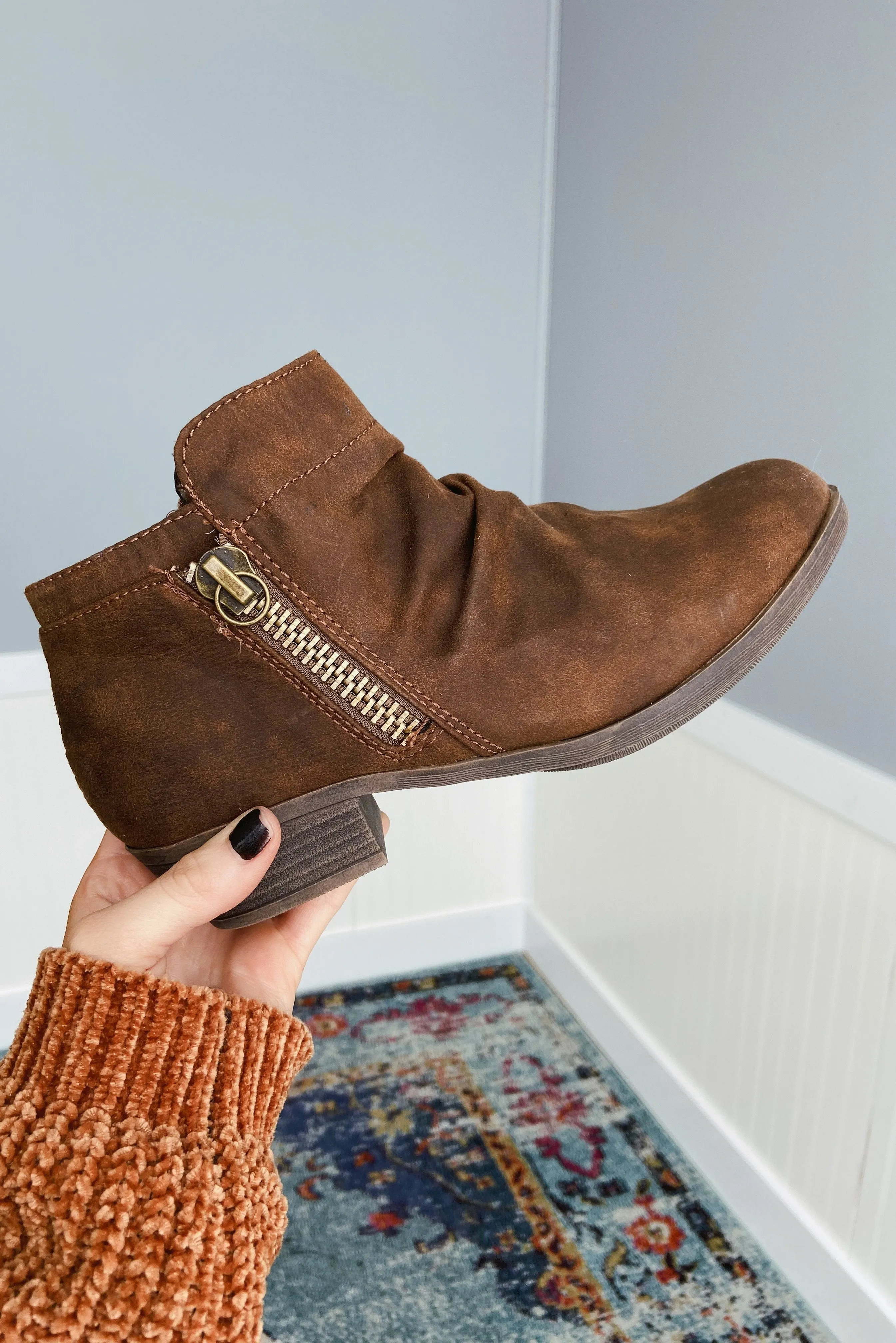 Sugar Trust Me Booties- Brown