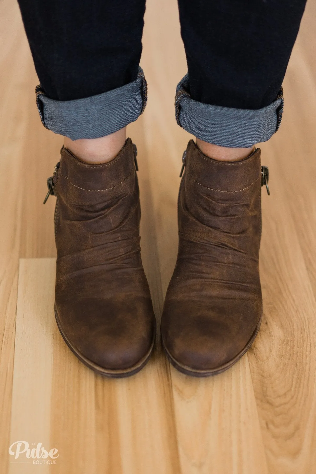 Sugar Trust Me Booties- Brown
