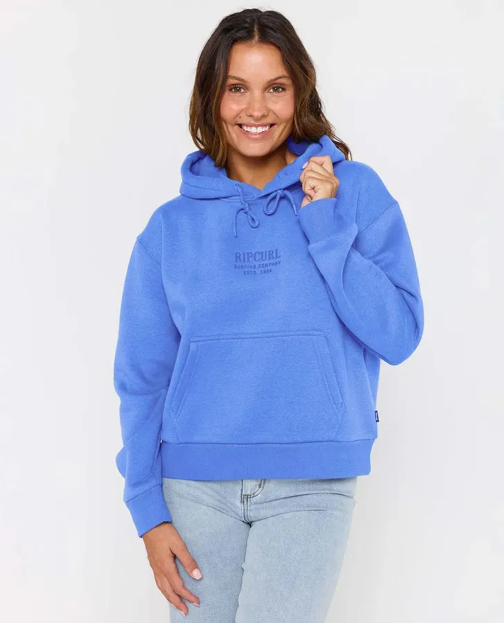 Surf Staple Relaxed Hood - Ocean