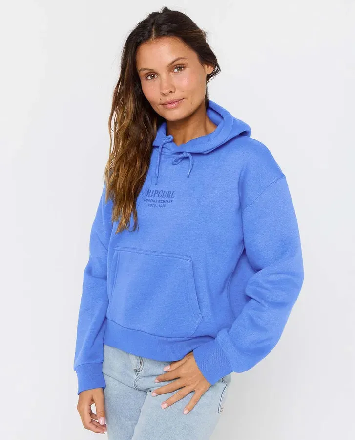 Surf Staple Relaxed Hood - Ocean