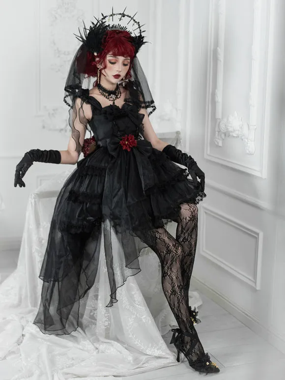 Sweet Lolita Dress Polyester Sleeveless Jumper Lolita Dress